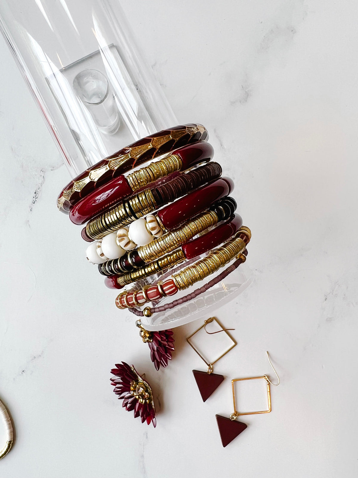 Maroon Love Bracelet