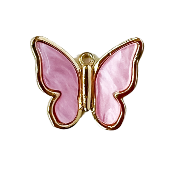 Pink Butterfly Charm