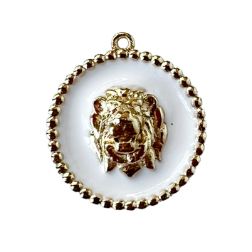 White Lion Charm