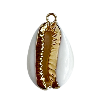 Shell Gold Foil Charm