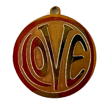 Lovely Love Round Pendant