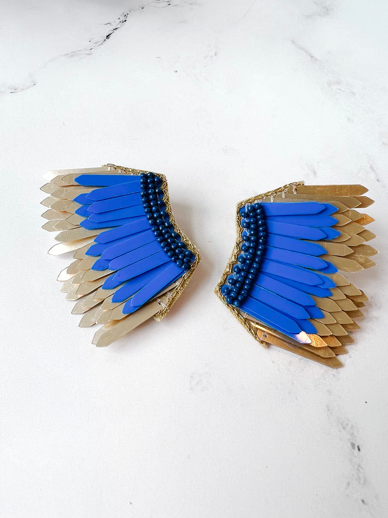 Blue Wings Earrings