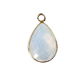 Opal Teardrop Charm