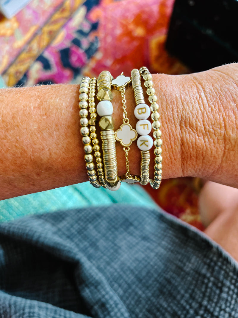 Classic Gold Bracelet 4mm, 6mm, 8mm