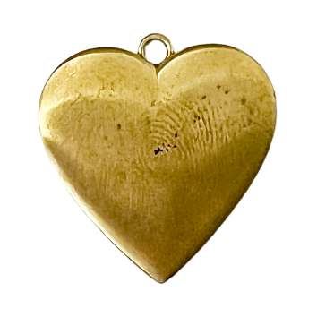 Brass Heart Pendant