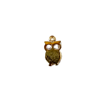 Owl Gold Charm