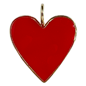 Red Heart LARGE Charm