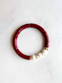 Maroon Love Bracelet