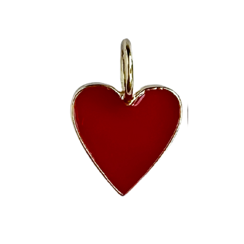 Red Heart Medium Charm