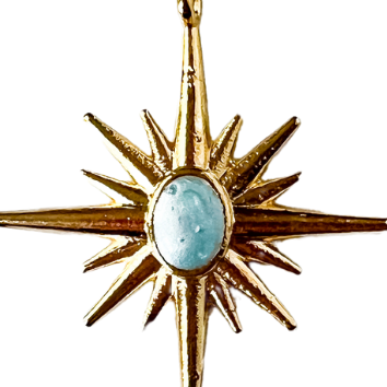 Turquoise Starburst Pendant