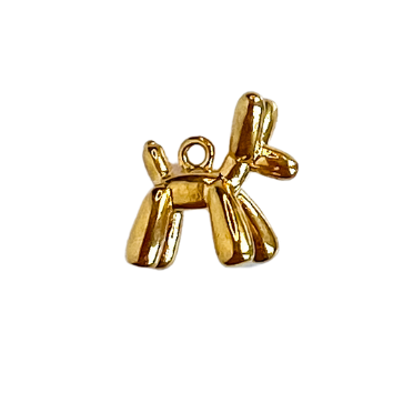 Balloon Dog Gold Charm