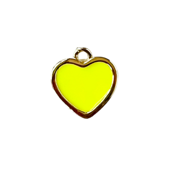 Neon Heart Charm