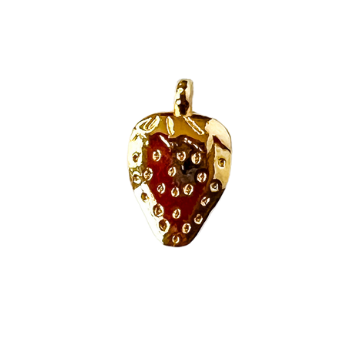 Strawberry Gold Charm