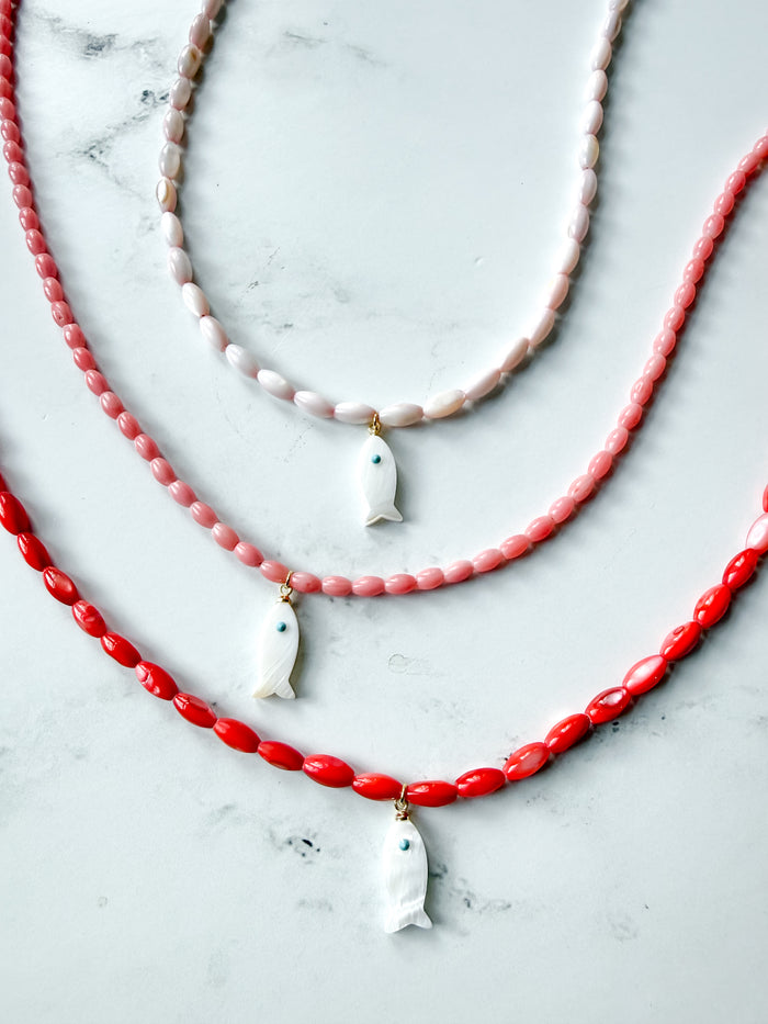 Mama of Fish Pearl Choker