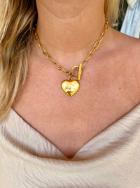 HEART Gold Necklace