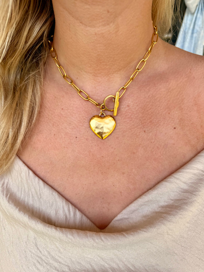 HEART Gold Necklace