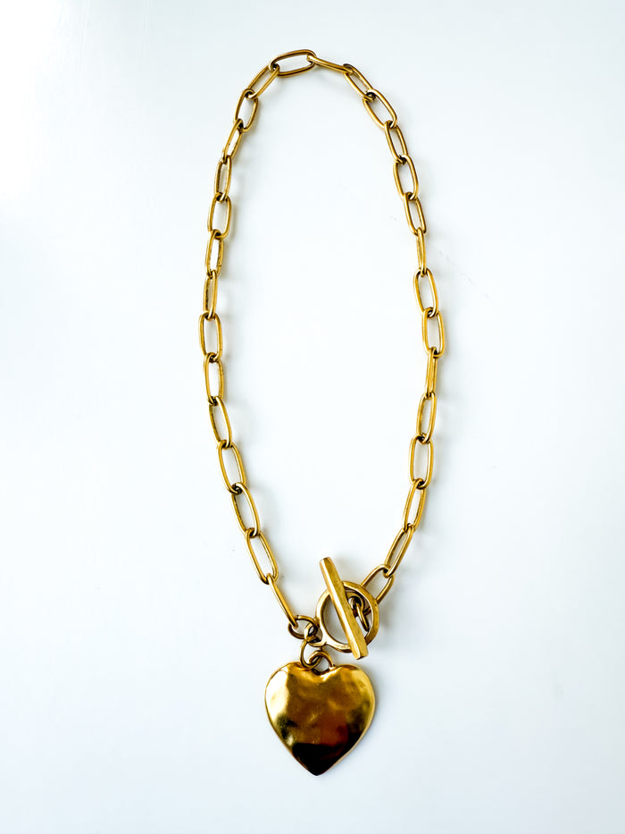 HEART Gold Necklace