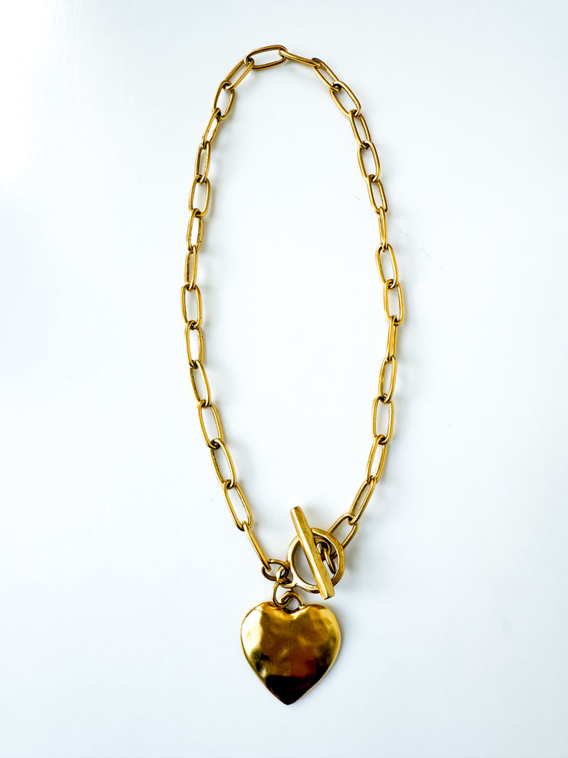 HEART Gold Necklace