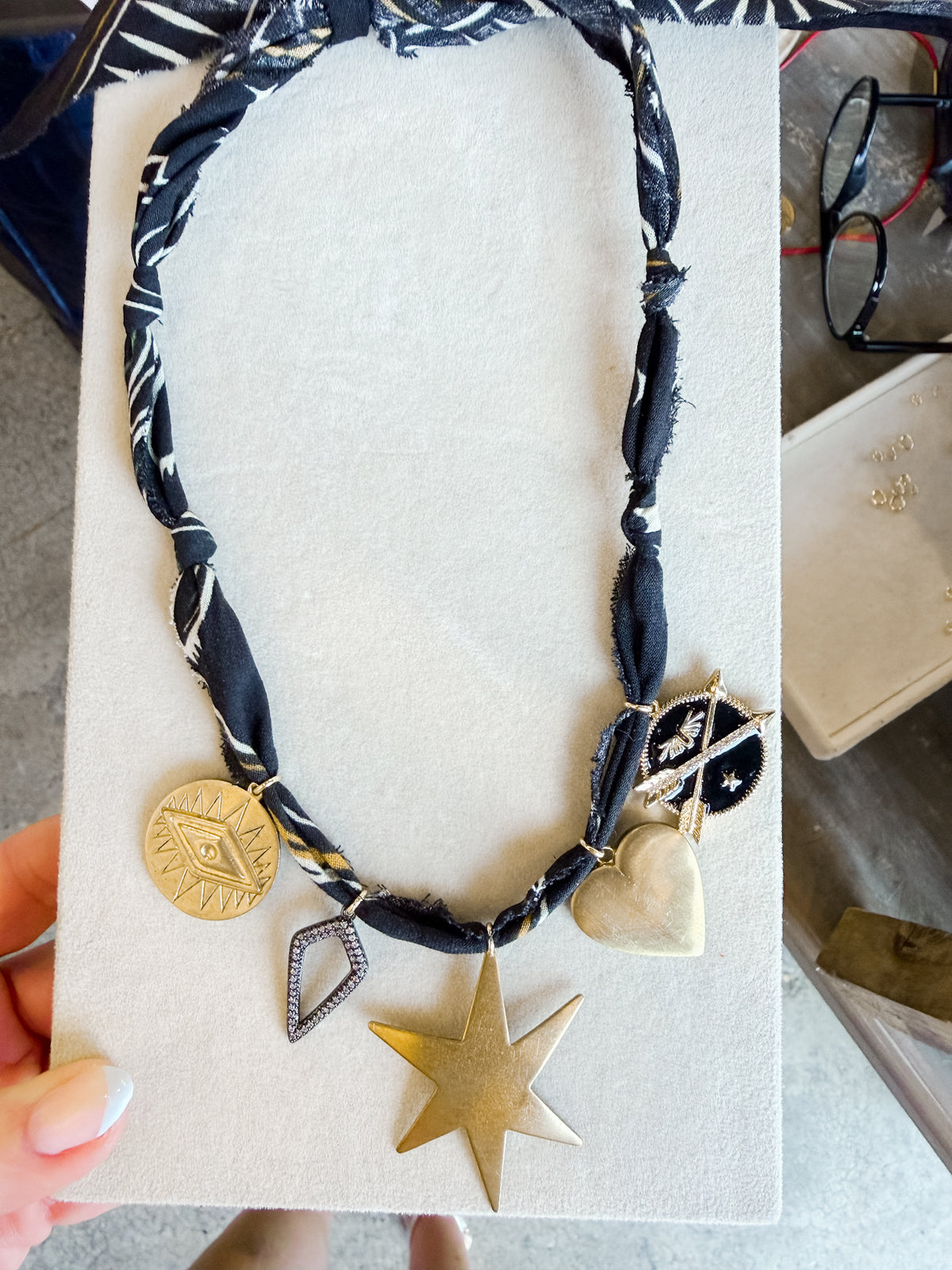 VANDERBILT Bandana Necklace