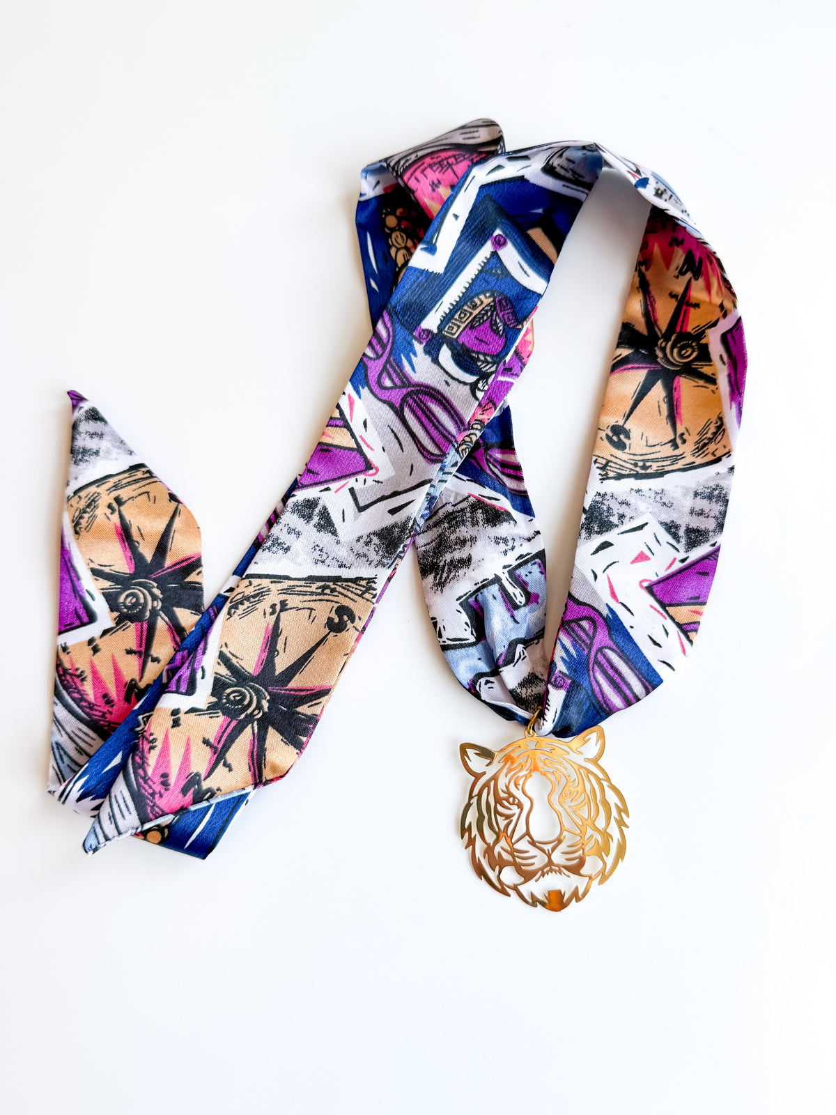 LSU Scarf Necklace