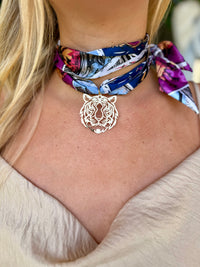 LSU Scarf Necklace