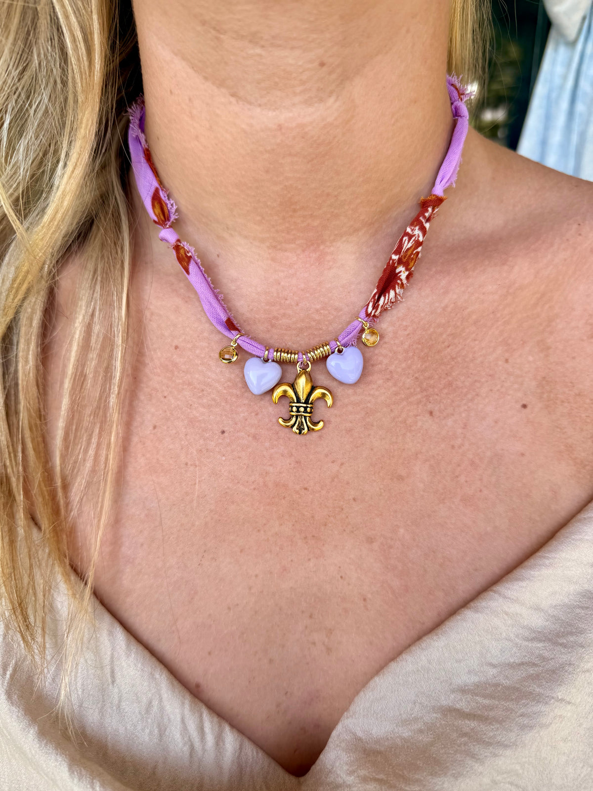 LSU Bandana Necklace