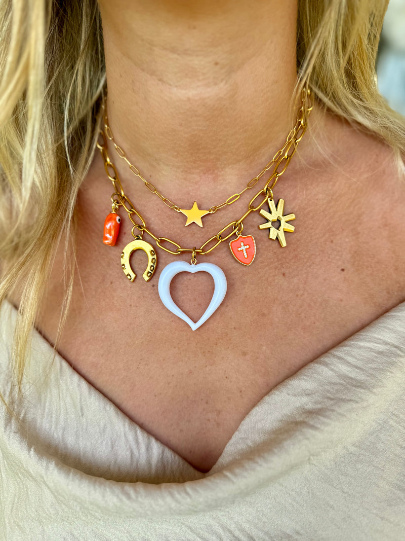 CHOKER Gold STAR TINY Necklace