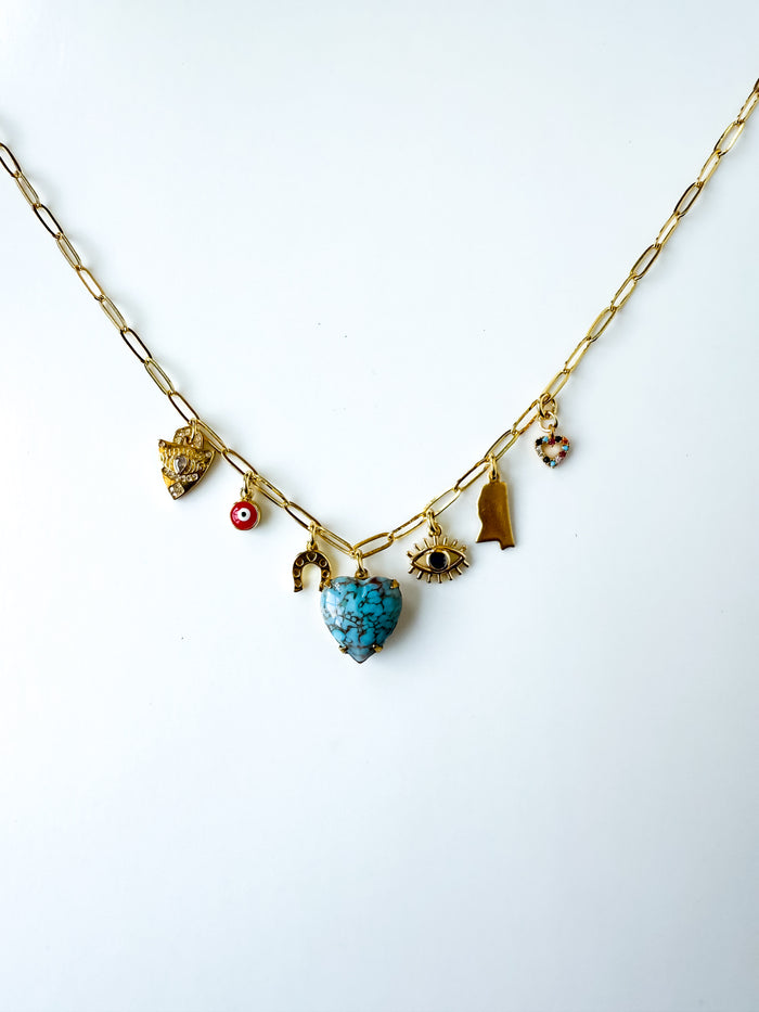 OLE MISS Charm Necklace