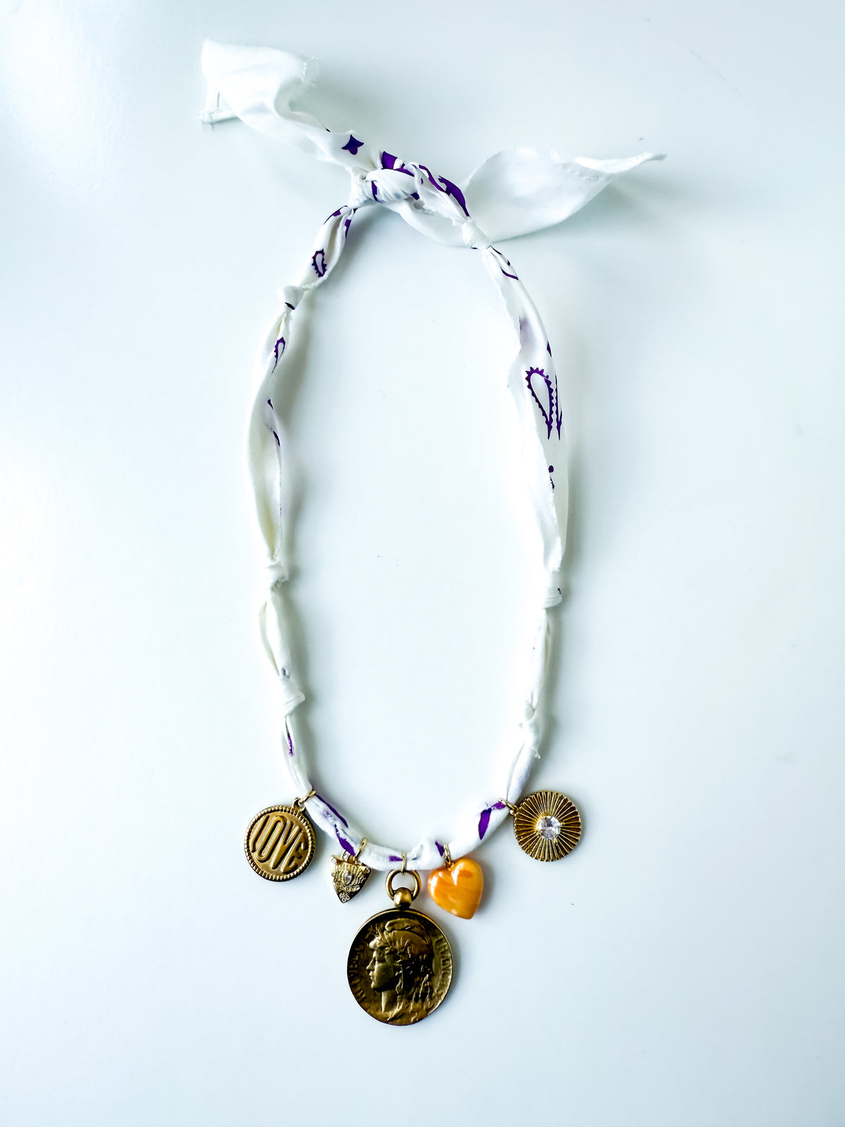 CLEMSON Bandana Necklace