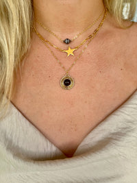CHOKER Gold STAR TINY Necklace
