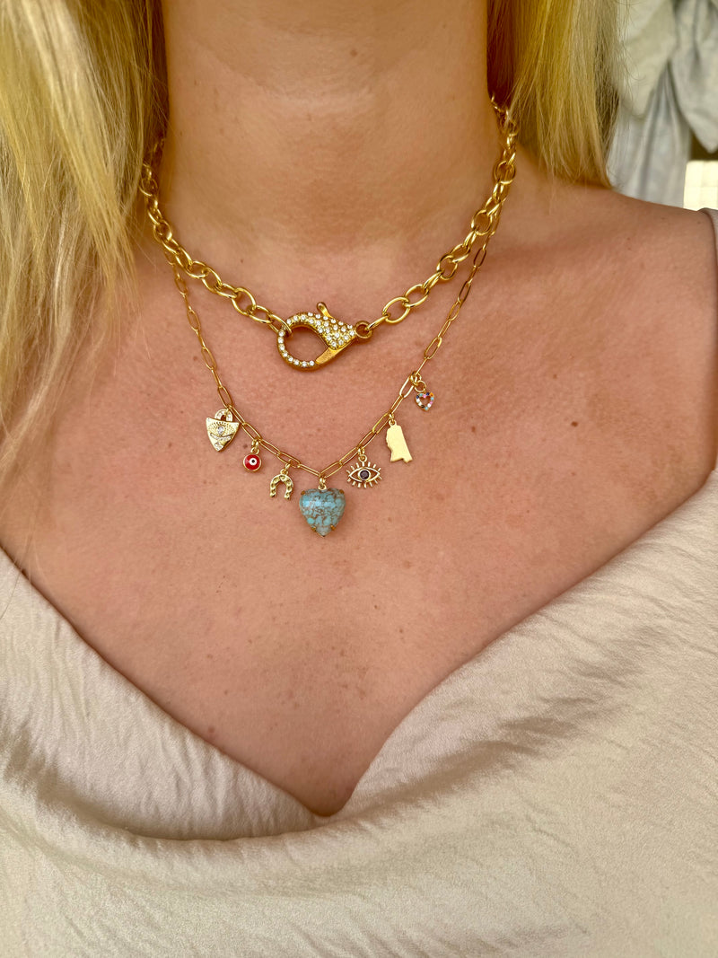 OLE MISS Charm Necklace