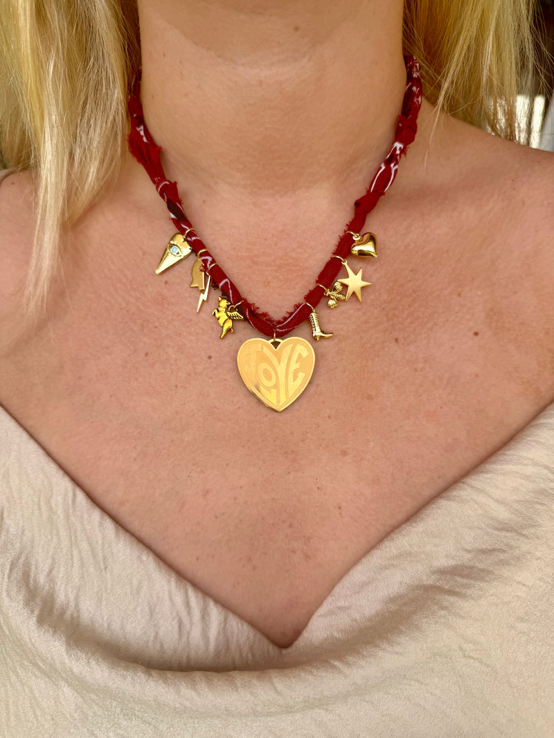 MISSISSIPPI STATE Bandana Necklace