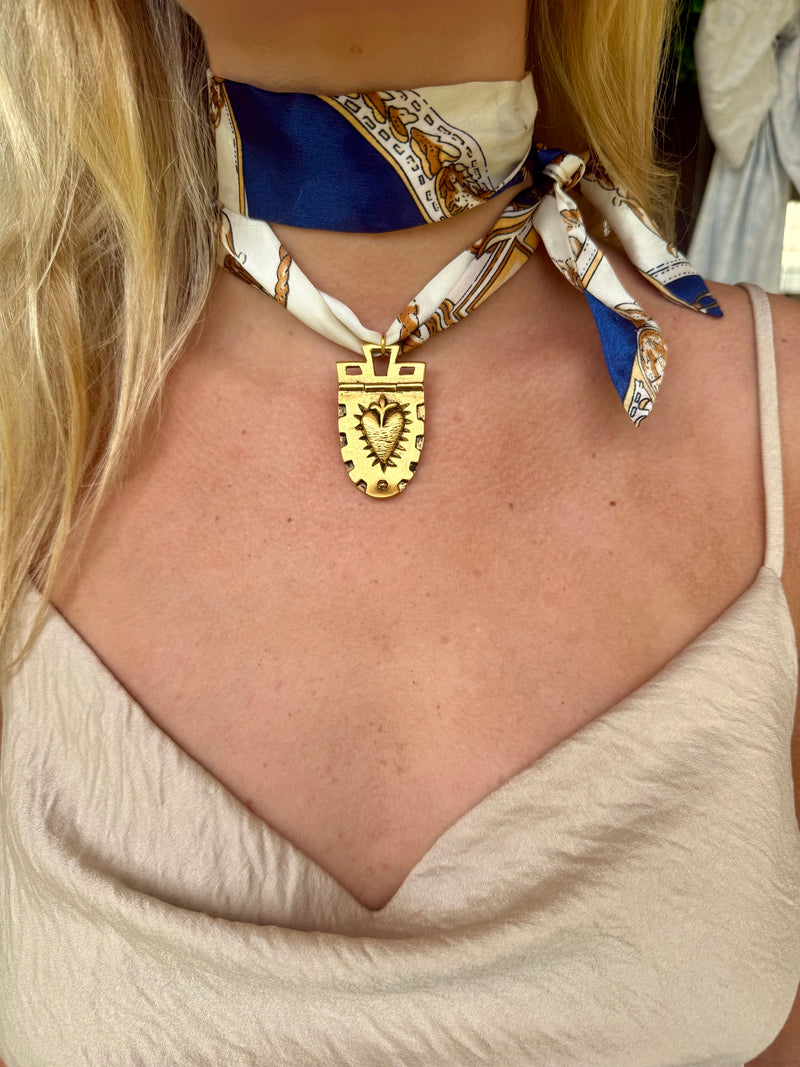 #12 Scarf Necklace