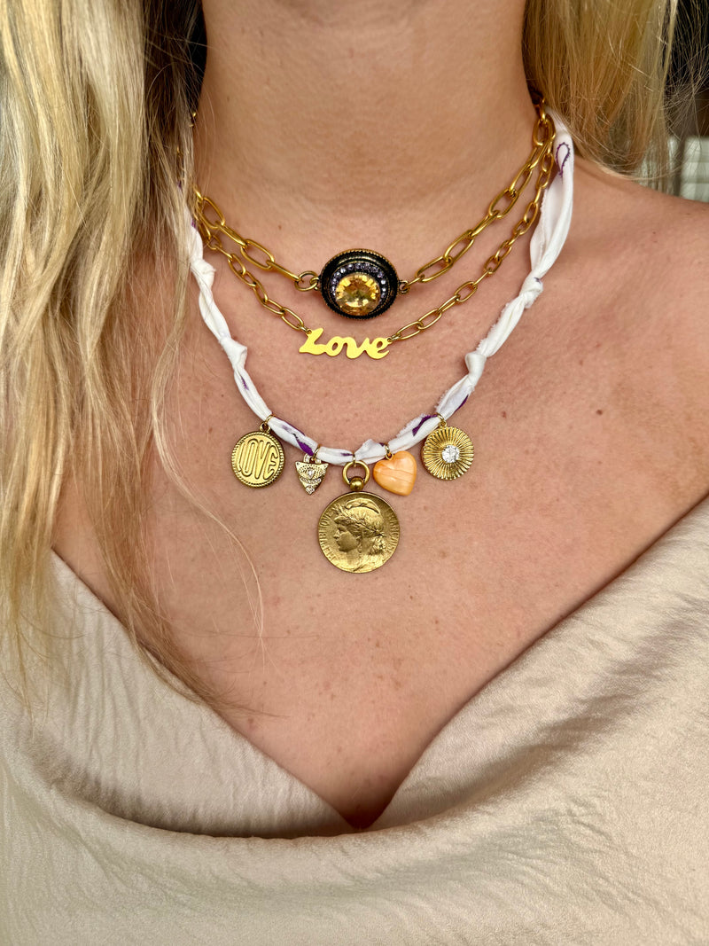 LOVE Gold Necklace